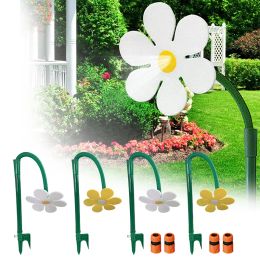 Sprinklers Garden Sprinkler Cute Flower Shape Crazy Whirling Yard Sprinklers 720Degrees Rotating Funny Colourful Dancing Daisy Lawn Watering