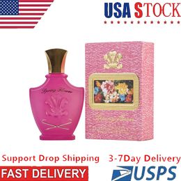Apoie Dropshipping Frete grátis para os EUA em 3-7 dias Original1: 1 Perfumes de 75 ml para mulheres Colônia de longa duração para mulheres Desodorante corporal Spary para homens