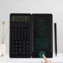 Foldable Scientific Calculator 10Digit Digital Large Display with an Erasable Writing Tablet Drawing Pad Math Calculato 240227