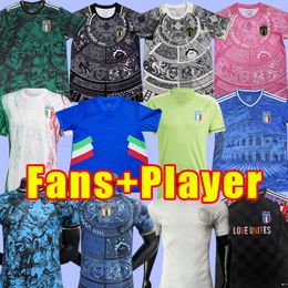 Italia BONUCCI soccer Jerseys 2023 VERRATTI JORGINHO INSIGNE CHIESA BARELLA CHIELLINI Italy Immobile football shirt goalkeeper training DONNARUMMA 125TH