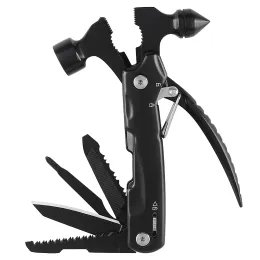 Hammer Multifunctional Survival Hammer Multitool Knife ,Saw ,Piler, Car Safety Hammer Cool Gadgets for Household Outdoor Camping Hiking