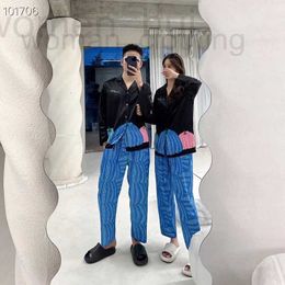 Women's Sleep & Lounge designer Designer Black Couples Spring and Autumn Men Women True Ice Tide Set Sleepwear Home clothe Pyjamas that can be worn outside GOFJ MCDB