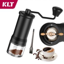 Tools Coffee Grinder 420 Stainless Steel Conical Burr Hand Use Manual Coffee Been Grinder Mills for Crtable Metal Chestnut Coffee Mill