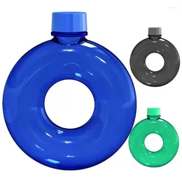 Water Bottles Gym Bottle 500ml Creative Donut Shape Sport Leak-proof Fitness Sports Outdoors Travel Drinking