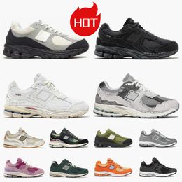 2024 NEW 2002r Designer Casual Shoes 2002 R Protection Pack rain cloud Phantom Black White Grey Pink Purple Incense Suede Red Camo Navy Blue Men Women Sports Trainers