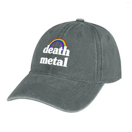 Berets Death Metal Cowboy Hat Trucker Cap Custom Baseball For Man Women's