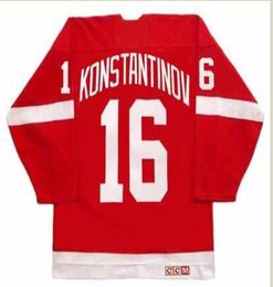 Men Youth women Vintage hockeys 16 VLADIMIR KONSTANTINOV Hockey Jersey Size S5XL or custom any name or number3498051