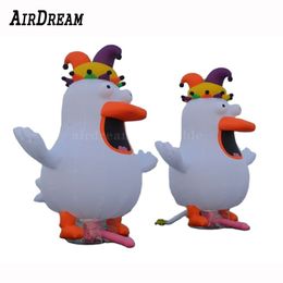 China factory sale high quality 8mH (26ft) with blower inflatable chicken Turkey hen outdoor decorative cartoon balloon for advertising