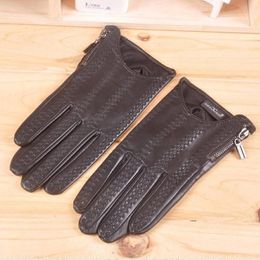 Svadilfari Women Winter Gloves Autumn Warm Gloves Female Genuine Sheepskin Leather Girls Christmas Gift Glove300z
