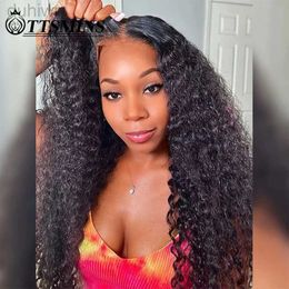 Synthetic Wigs Synthetic Wigs 32 34 Inch Wear and Go Glueless Wigs Hair Water Wave No Glue Cut Lace Closure Wigs Natural Wavy For Women ldd240313