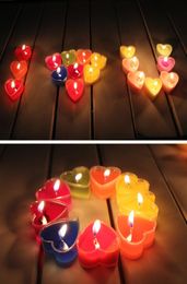 Creative Valentine039s Day Exquisite PVC Boxed Heartshaped Jelly Aromatherapy Candles Fragrance Romantic Proposal Tea Wax Wedd2321080