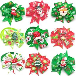 Dog Apparel 30 50 Pc Christmas Pet Accessories Puppy Bow Ties With Xmas Cat Bowtie Necktie Small311H