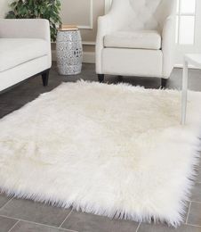 100x150CM Super Soft Sheepskin Rug Fluffy Fur Sofa Cover Faux Sheepskin Carpet Soft Rug Carpet Home Floor7877885