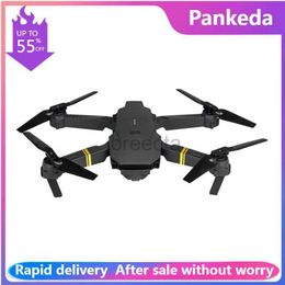 Drones E58 Rc Drone WIFI FPV Wide Angle 4K HD Camera Hight Hold Profesional Helicopter Mode Foldable RC Quadcopter Boy Gifts birthday ldd240313