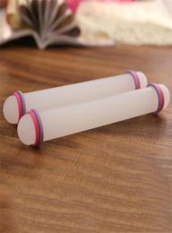 Plastic White Nonstick Fondant Rolling Pin Nonstick Glide Cake Dough Roller Decorating Cake Backing Roller yq004233275688