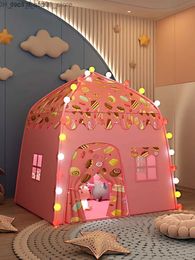 Toy Tents Toy Tents Childrens Tent Indoor Playhouse Princess Girls Playhouse Home Castle Playhouse Kindergarten Toy Room Q231220 L240313