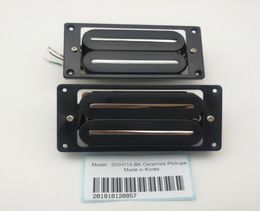 Rare 1 Set Black Electric Guitar Pickup Double track Humbucker Guitar Pickups 4C Made in Korea9409072