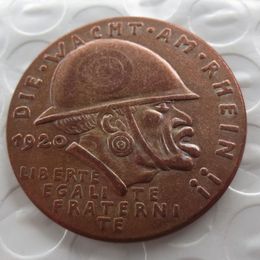 Germany 1920 Commemorative Coin The Black Shame Medal 100% Copper Rare Copy Coin242O