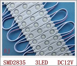 채널 표지판 및 문자 용 렌즈 알루미늄 PCB LED 조명 모듈 방수 PVC 주입 DC12V 60mm X 13mm SMD 2835 3 LED 1.5W CE