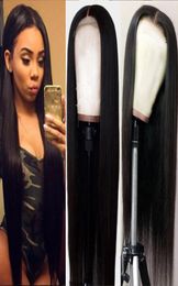 Selling Full Lace Human Hair Wigs Lace Front Straight Remy 150 Peruvian 360 Lace Wig Glueless 20208108803