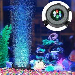 Lightings Underwater Submersible Fish Tank Light Colour Changing LED Air Bubble Light Aquarium Air Bubble Lamp Making Oxygen for Fish Tank