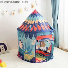 Toy Tents Toy Tents Kids Tent Dinausor Kid Play House Toys Children Tent Enfant Portable Baby Play House Toys Kids Space Toys Play House Kids Gifts Q231220 L240313