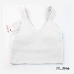 High Quality Lulu Align Tank Top Designer U Bra Yoga Outfit Women Summer Sexy T Shirt Solid Sexy Crop Tops Sleeveless Fashion Vest 16 Colours 9858