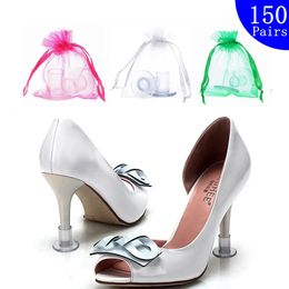 150 Pairs/Lot High Heel Stoppers Protectors Heel Repair Caps Covers for Outdoor Weddings Events Stop Sinking in Grass and Cracks 240304