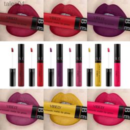 Lipstick 29 Colour Matte Lip Gloss Lip Glaze Tube Waterproof Long Lasting Moisturising Sexy Red Lip Tint Black Purple Lipstick Cosmetic 240313