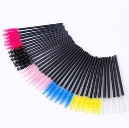 2000pcslot Whole Disposable Eyelash Brush Mascara Wands Applicator Eyelash Comb Makeup Brushes Individual Lash Removing Swab 2973330