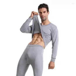 Men's Thermal Underwear Men Long Johns Elasticity Man Soft Pants Bottoms Plus Size Set