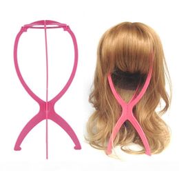 Foldable Plastic Stable Adjustable Wig Bracket Hat Display Mannequin Head Bracket Wig Drying Bracket Wig Display Salon Tool4533953