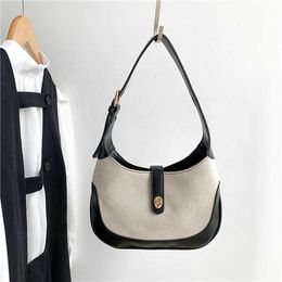 HBP Non-Brand Wholesale Coin Purses Ladies Handbags Fashion Patchwork Women Hand Bags Canvas Shoulder Bag Waxed Sling
