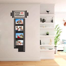 Stickers Large size Free shipping Keep Your Memory Retro Creative Art Vinyl Film Photo Frame Wall Stickers