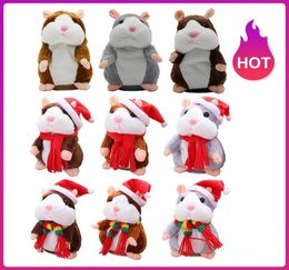 2023 Christmas gift Electric plush toys Interestingly speaking hamster PlushDolls walking speaking records Repeat educational voic3595862