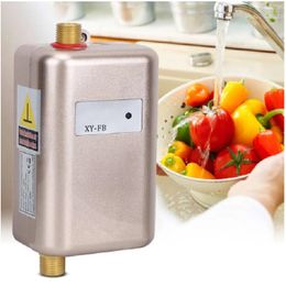 XY-FG,Water Heater Mini Tankless Instant Hot kitchen Heating Thermostat US Plug Intelligent Energy Saving Waterproof