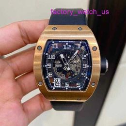 RM Watch Chronograph Classic Watch Rm010 Series Rm010 18k Rose Gold 48*39.3mm Complete Set