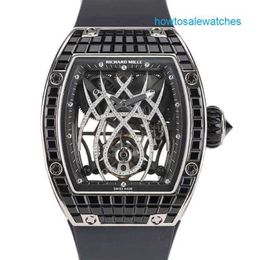 Timeless Wrist Watch Elegant Wristwatches RM Watch Rm19-01 Natalie Portman Spider Tourbillon Limited Edition White Gold
