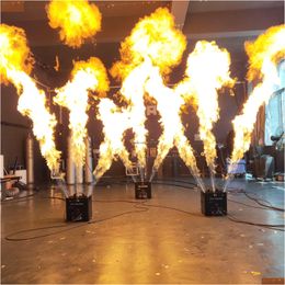 Other Stage Lighting Sfx Triple Way Flame Projector Dmx Fire Hine Outdoor Dj 5 Channels High Quality Vae Lcd Display Drop Delivery Li Dhjsw