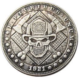 HB90 Hobo Morgan Dollar skull zombie skeleton Copy Coins Brass Craft Ornaments home decoration accssories312h