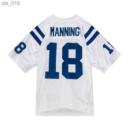 Fans Tops Tees Football Jerseys Stitched football Jersey 18 Peyton Manning 1998 mesh retro Rugby jerseys Men Youth S-6XLH240313