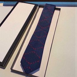 Neck Ties Men Tie Designer Letter Handmade Necktie Luxury Silk Cravat Fashion Mens Business Choker G Brand 2 Colours Solmio Designers Gravata L240313