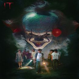 New IT Movie Pennywise Stephen King Horror Art Canvas Poster Modern HD Print Oil Painting Wall Art Painting Picture Poster For Roo302D