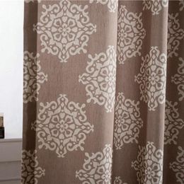 Curtain & Drapes BIGMUM Elegant Chinese Classical Print Blackout Curtains For Living Room Bedroom Kitchen Cortinas Window215A