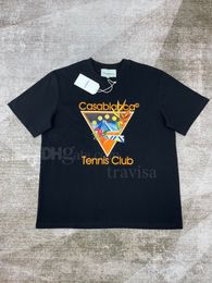 Casablanc shirt Men Designer T shirts pring Summer Breathable Sports New Style Starry Castle Short Sleeve Casa Tennis Club Men t-shirts 563
