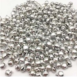 Beads Silver Aluminium Jingle Bells Charms Lacing Bell For Christmas Decorations DIY Jewellery Making Crafts260q