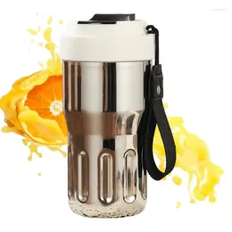 Water Bottles Smart Thermal Mug 500ml Leakproof Insulated Portable High-Definition Display Bottle For Traveling Home Camping Hiking