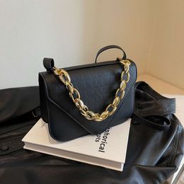 Discount Shops Small Group Handbag for Women in 2024 Trendy and Versatile Fashionable Crossbody Bag High-end Texture Chain