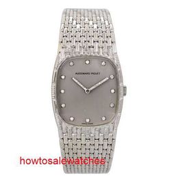 AP Watch Designer Diamond Watch 18k Platinum Scale with Diamond Set Manual Mechanical Fashion Womens Luxury Swiss Watch Highend Female Watches