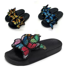 2024 Designers Slider Sandal mens Slipper Black Bee Tigers Slide Canva green summer beach Slides SIZE 36-41 GAI